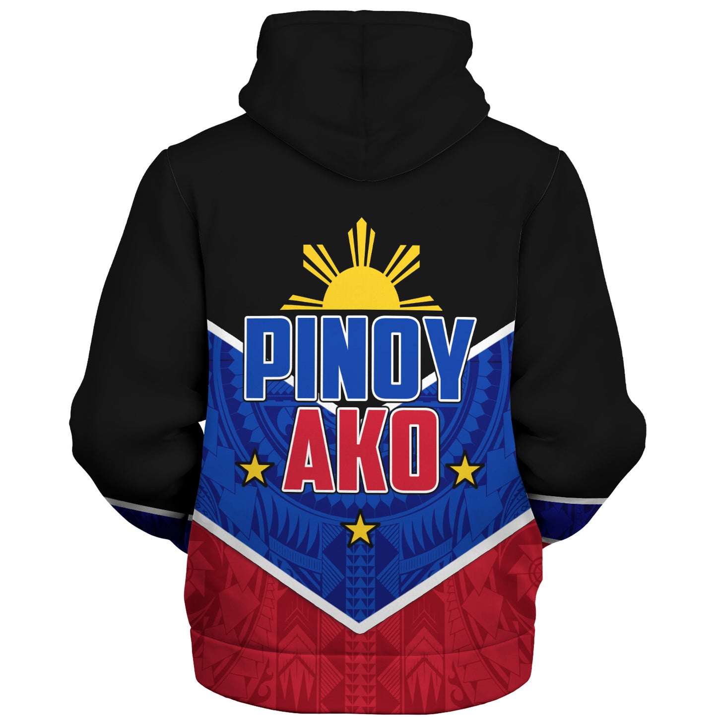Philippines Filipinos Sherpa Hoodie Pinoy Ako Style