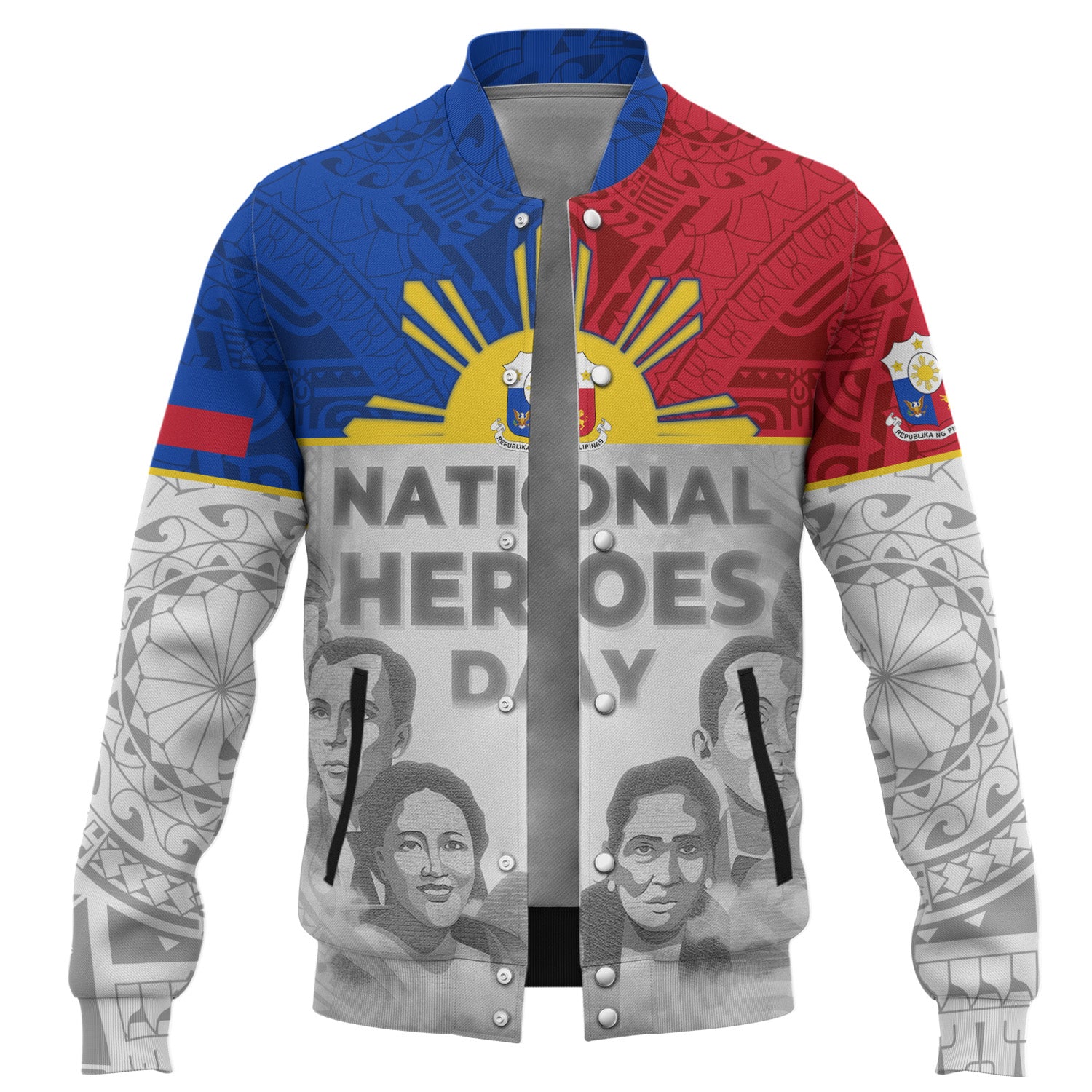 Philippines Filipinos Baseball Jacket National Heroes Day