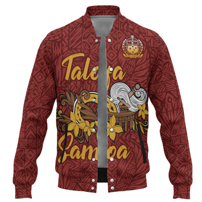 Samoa Baseball Jacket Talofa Samoa Style