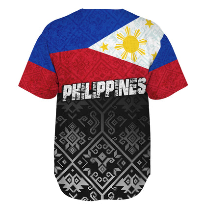 Philippines Filipinos Baseball Shirt Pinoy Pride Grunge Style
