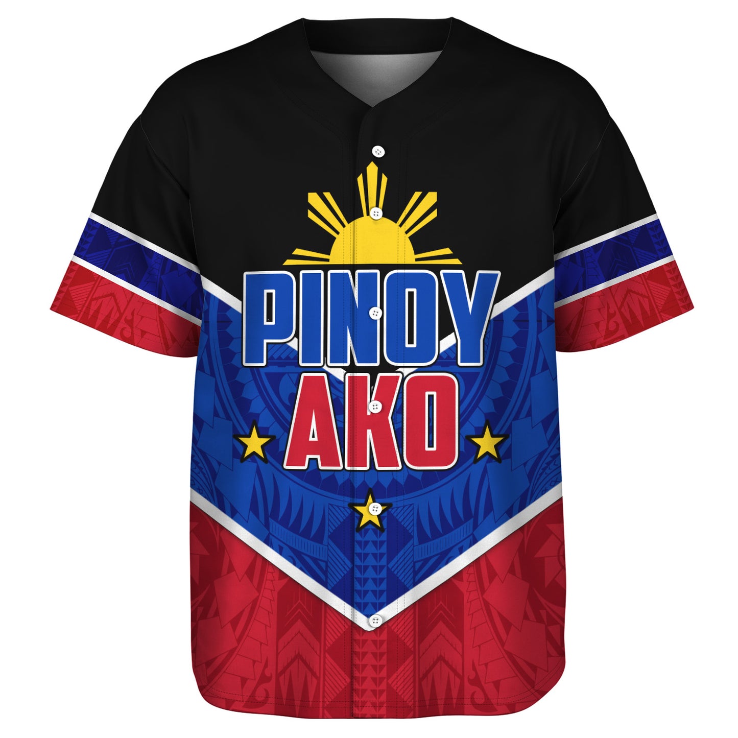 Philippines Filipinos Baseball Shirt Pinoy Ako Style