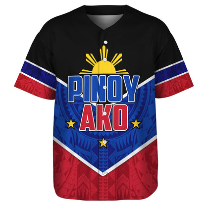 Philippines Filipinos Baseball Shirt Pinoy Ako Style