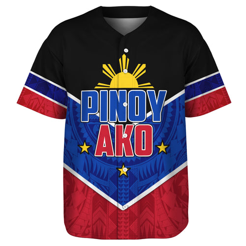 Philippines Filipinos Baseball Shirt Pinoy Ako Style