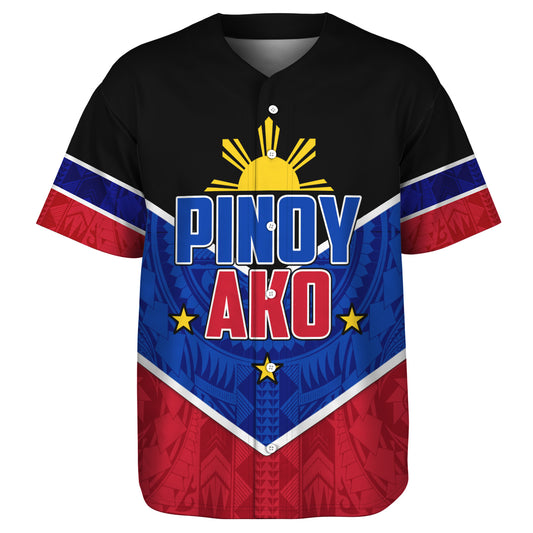 Philippines Filipinos Baseball Shirt Pinoy Ako Style