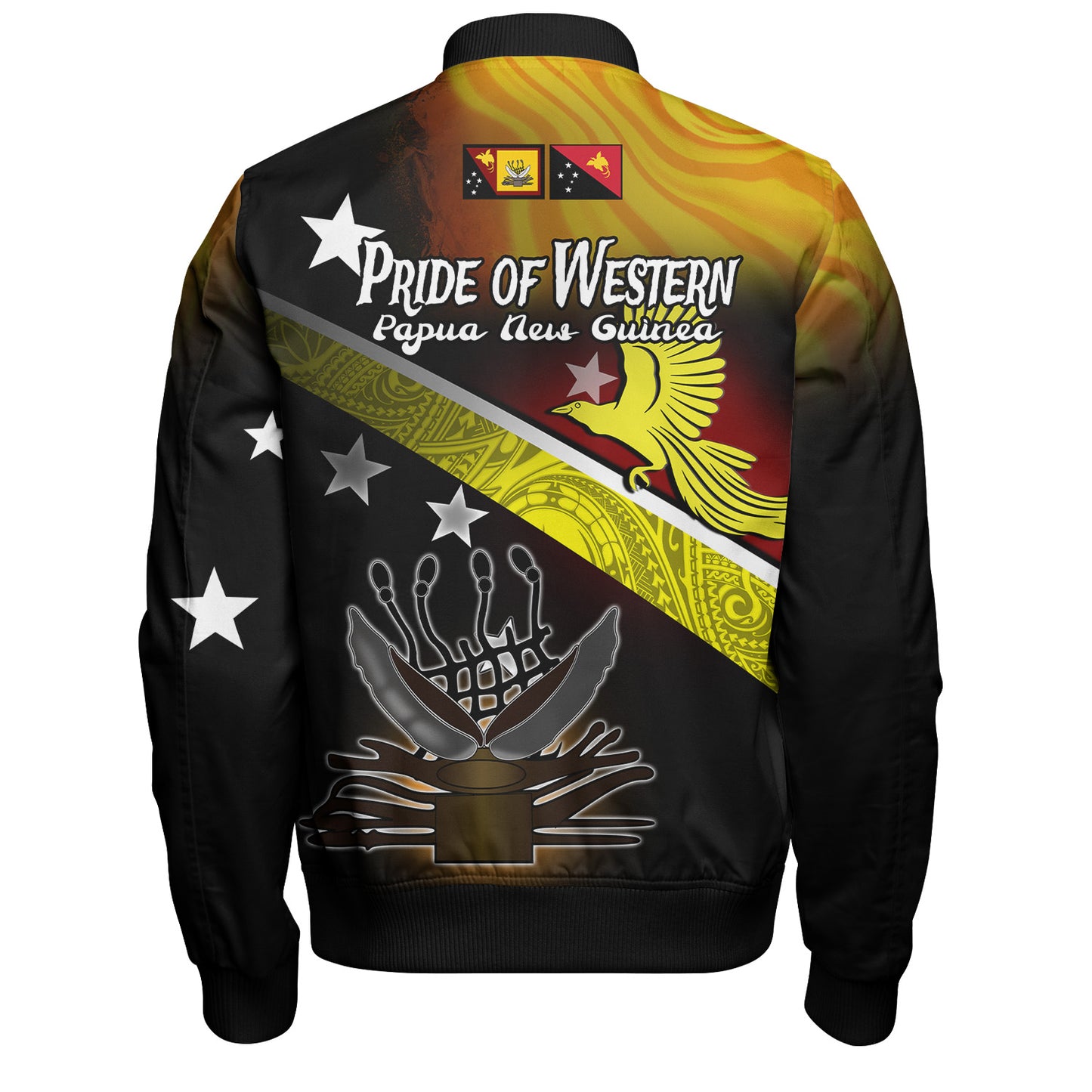 Papua New Guinea Bomber Jacket Pride Of Western PNG