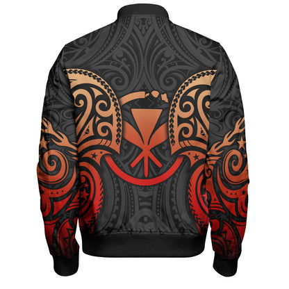 Hawaii Bomber Jacket Custom Personalised Spirit Red Version