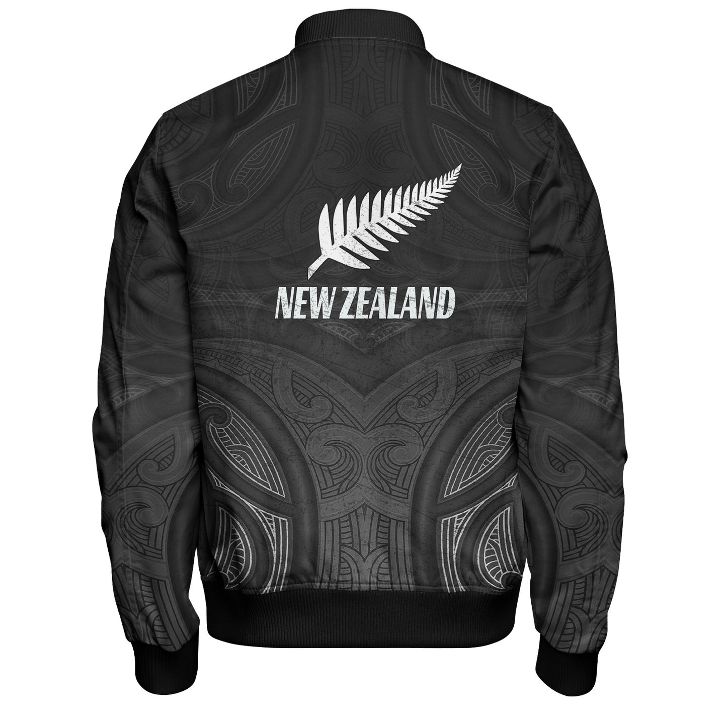 New Zealand Bomber Jacket Rugby Ball Style