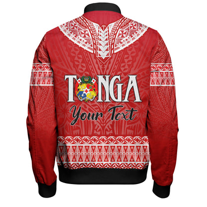 Tonga Custom Personalised Bomber Jacket Happy National Day