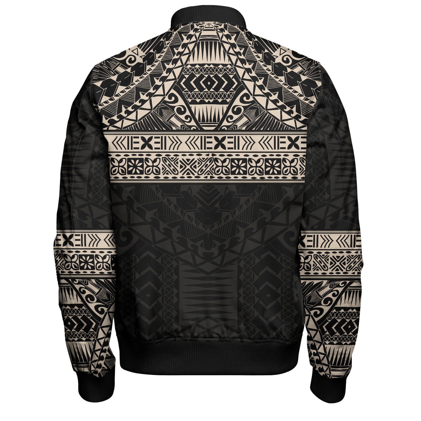 Polynesian Bomber Jacket Traditional Tribal Tattoos