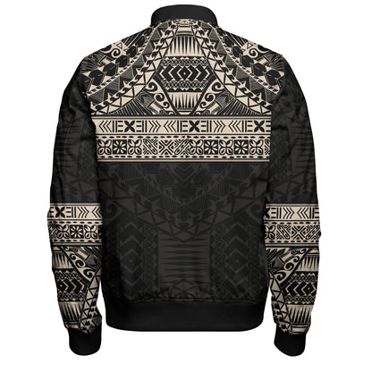 Polynesian Bomber Jacket Traditional Tribal Tattoos