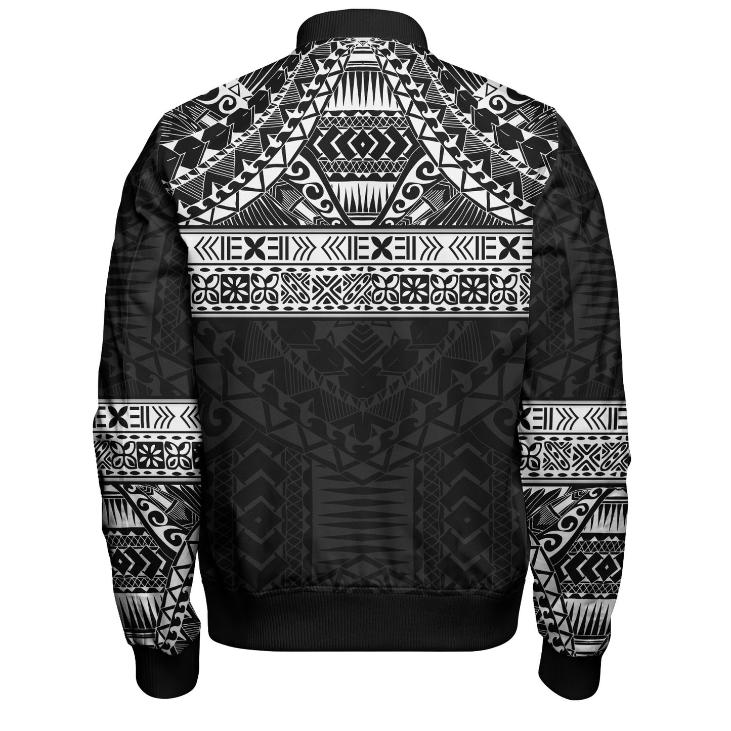 Polynesian Bomber Jacket Traditional Tribal Tattoos