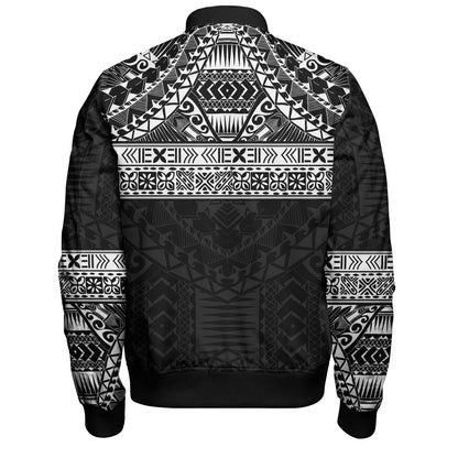 Polynesian Bomber Jacket Traditional Tribal Tattoos