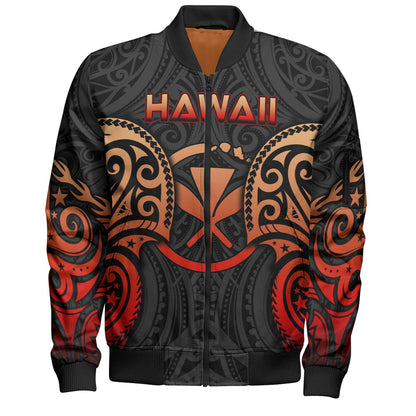 Hawaii Bomber Jacket Custom Personalised Spirit Red Version