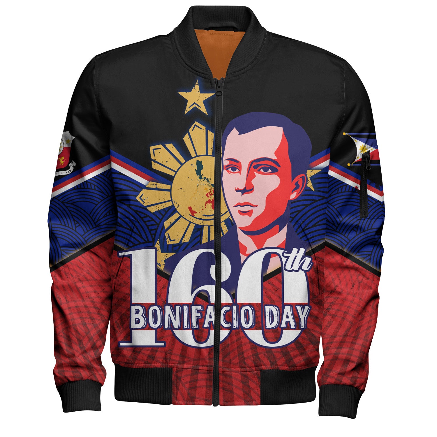 Philippines Filipinos Bomber Jacket Celebrate Bonifacio Day