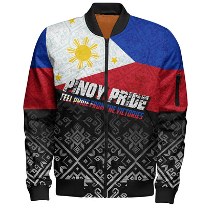 Philippines Filipinos Bomber Jacket Pinoy Pride Grunge Style
