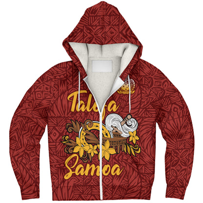 Samoa Sherpa Hoodie Talofa Samoa Style