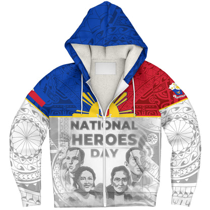 Philippines Filipinos Sherpa Hoodie National Heroes Day