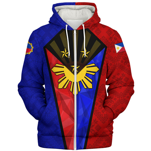Philippines Filipinos Sherpa Hoodie Filipinos Super Styles