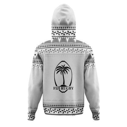 Fiji Hoodie Rugby Ball Tapa Patterns