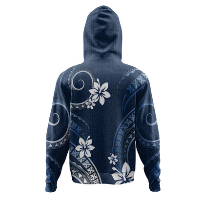 Hawaii Hoodie Polynesian Pattern Plumeria