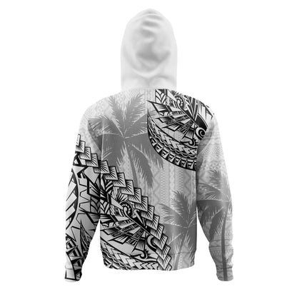 Hawaii Hoodie Custom Personalised Polynesian Pattern Palm Tree
