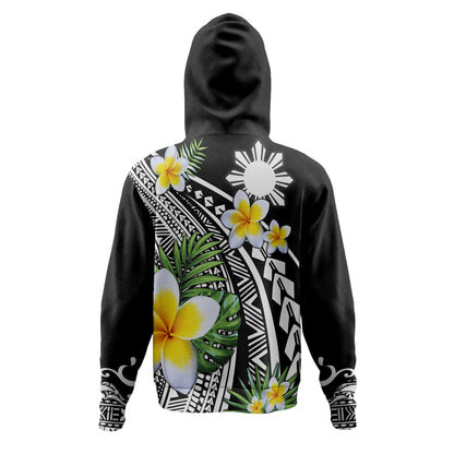 Philippines Filipinos Hoodie Plumeria Polynesian Pattern