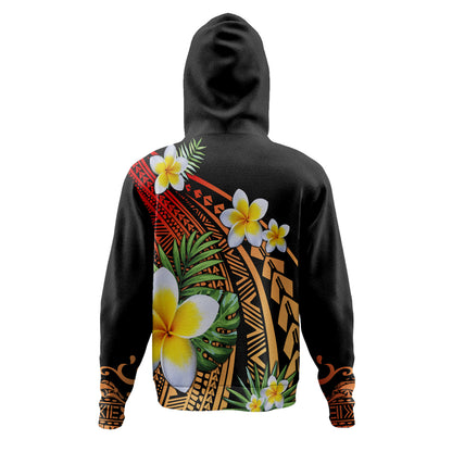 Hawaii Hoodie Plumeria Polynesian Pattern