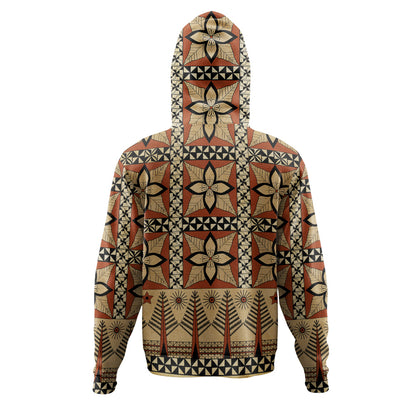Tonga Hoodie Tapa Motif