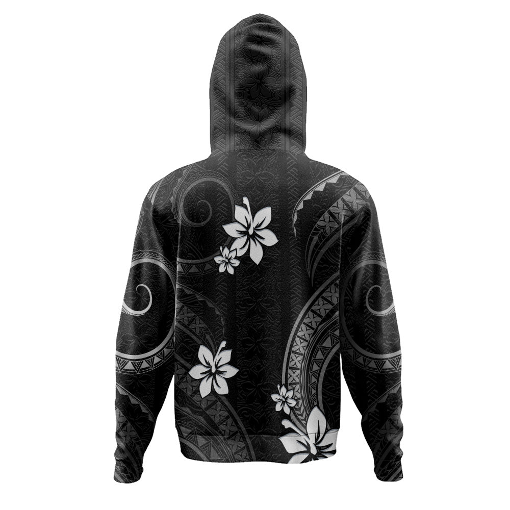 Hawaii Hoodie Polynesian Pattern Plumeria