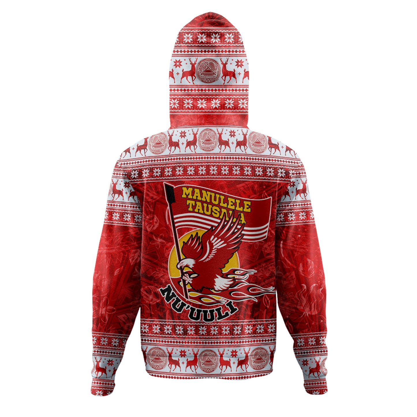 American Samoa Hoodie Nu'uuli Christmas Style