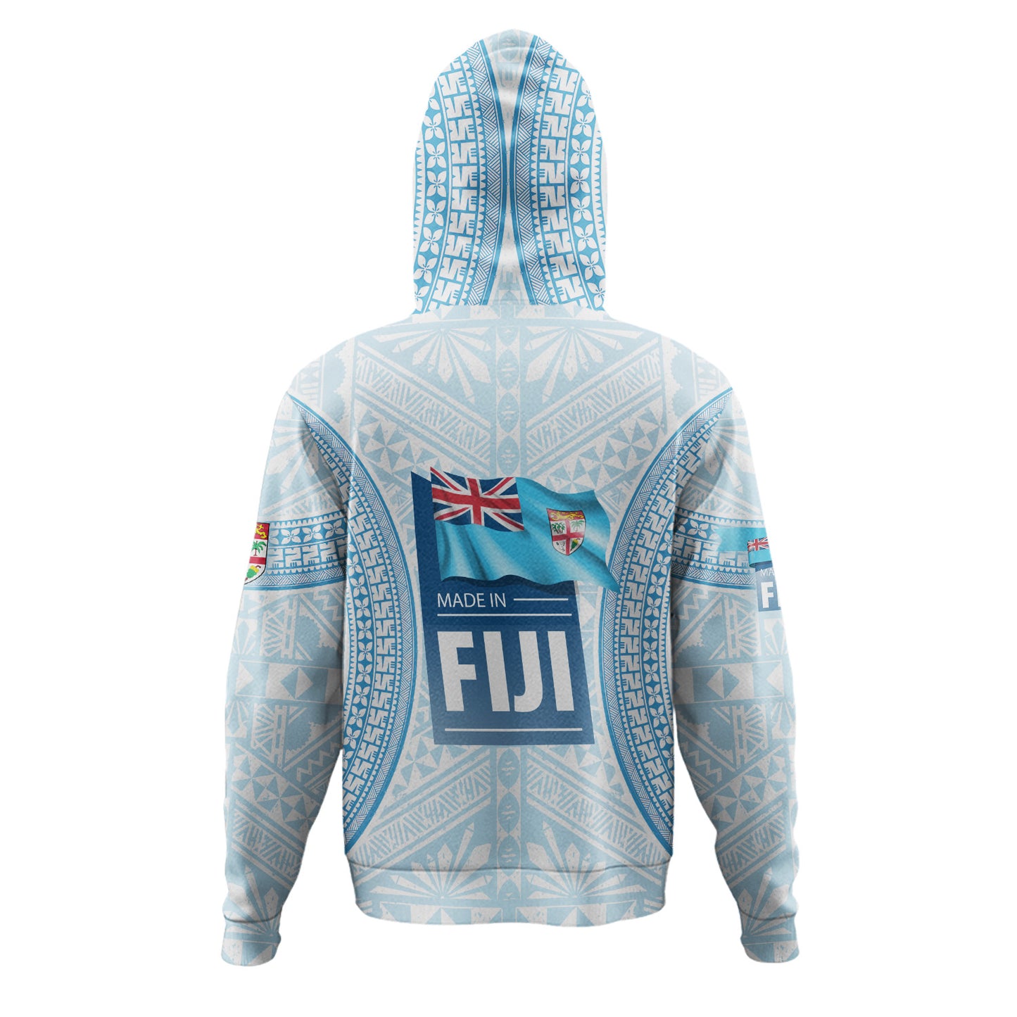 Fiji Hoodie Fijian Tapa Style