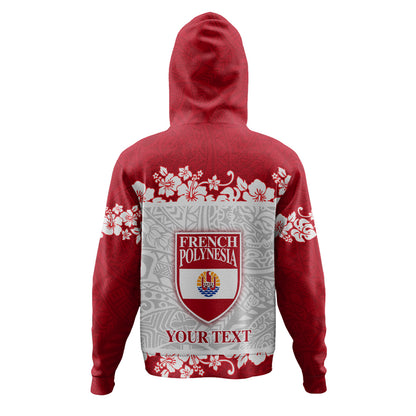 French Polynesia Hoodie Seal With Plumeria Flowers Polynesia Patterns