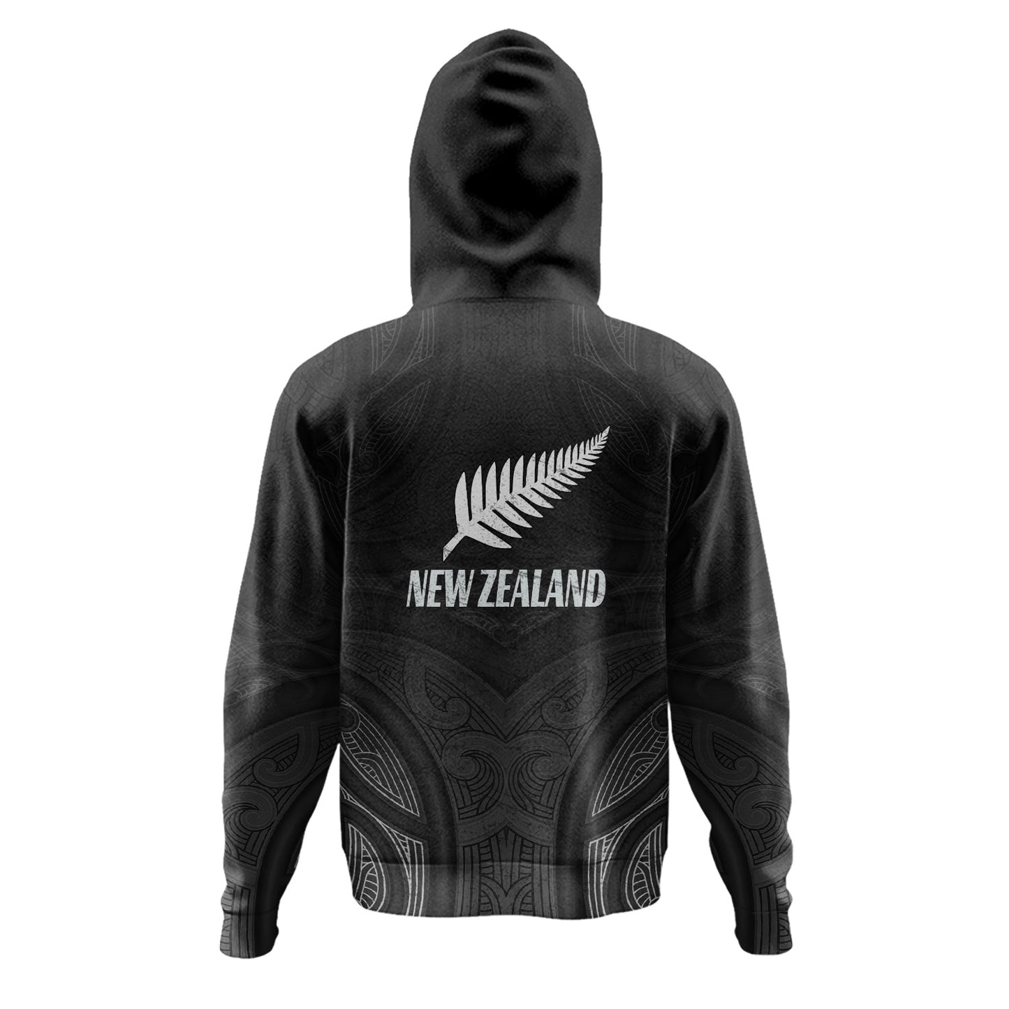 New Zealand Hoodie Rugby Ball Style