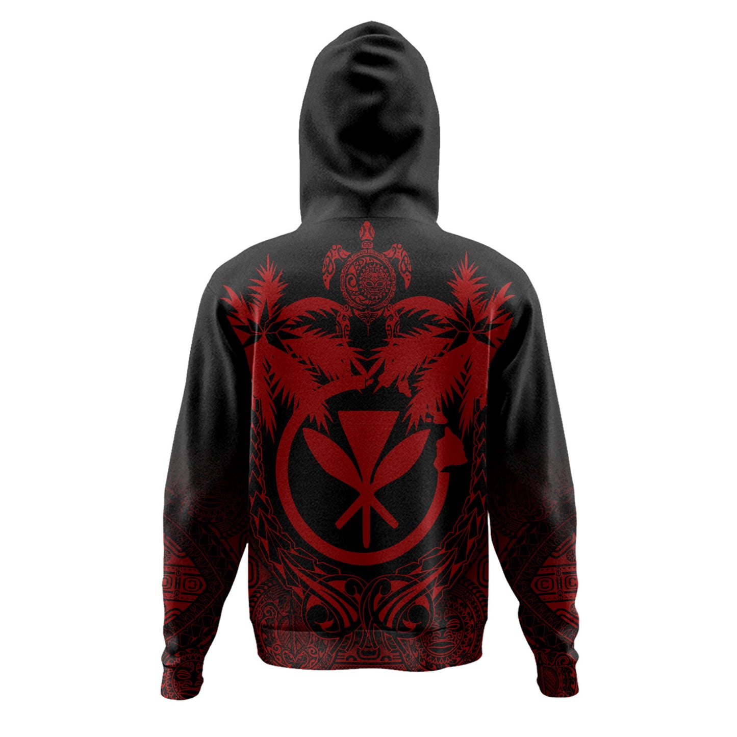 Hawaii Hoodie Polynesian Coconut