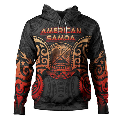 American Samoa Hoodie Custom Personalised Spirit Red Version