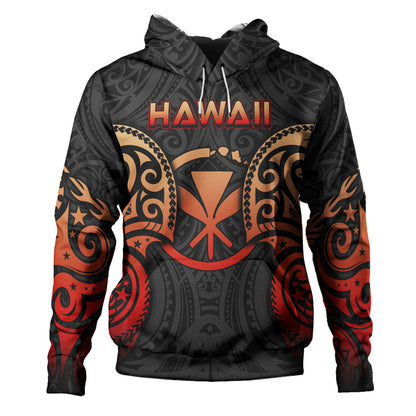 Hawaii Hoodie Custom Personalised Spirit Red Version