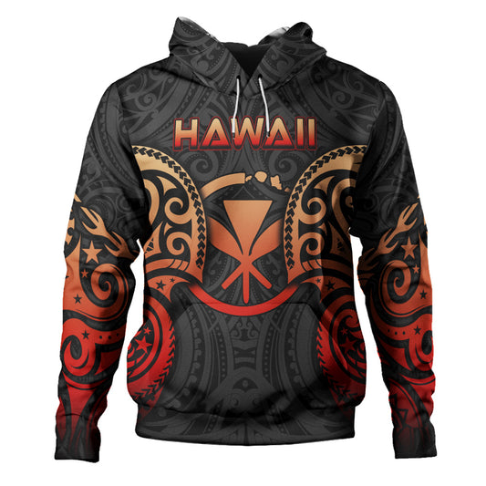 Hawaii Hoodie Custom Personalised Spirit Red Version