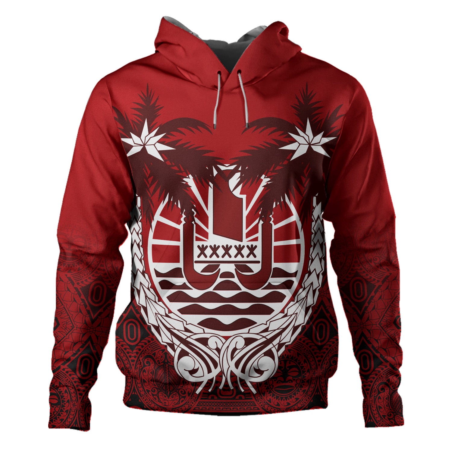 Tahiti Hoodie Polynesian Coconut