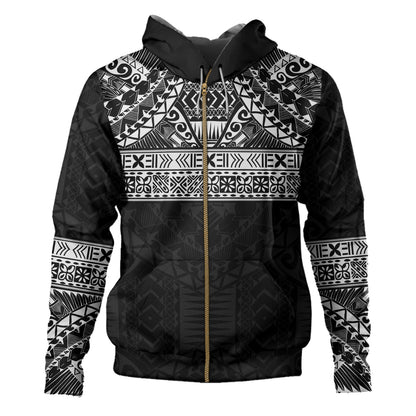 Polynesian Hoodie Traditional Tribal Tattoos
