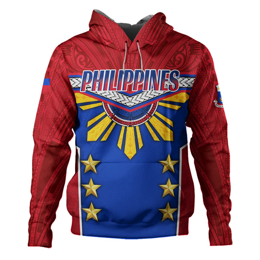 Philippines Filipinos Hoodie Half-Up Style Flag