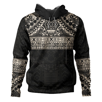Polynesian Hoodie Traditional Tribal Tattoos