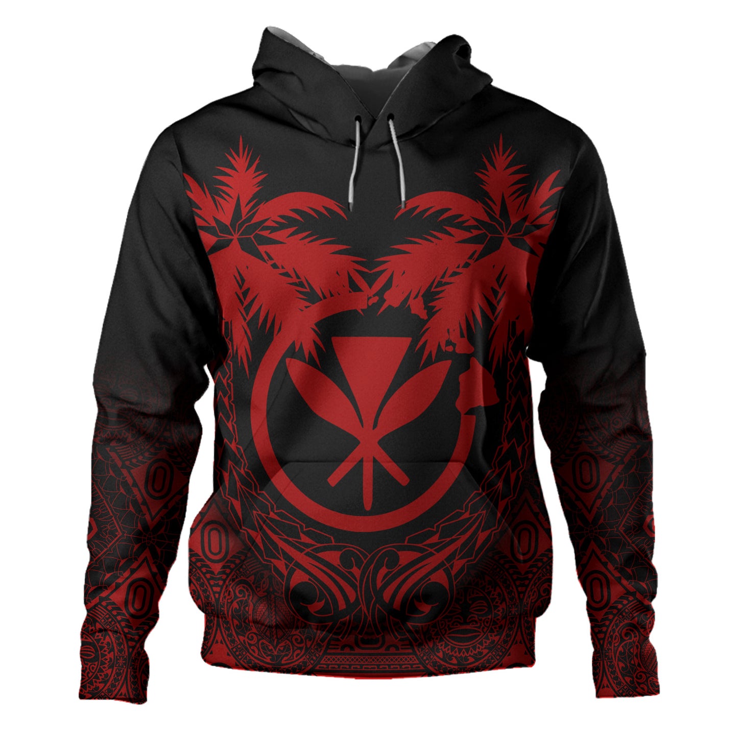 Hawaii Hoodie Polynesian Coconut