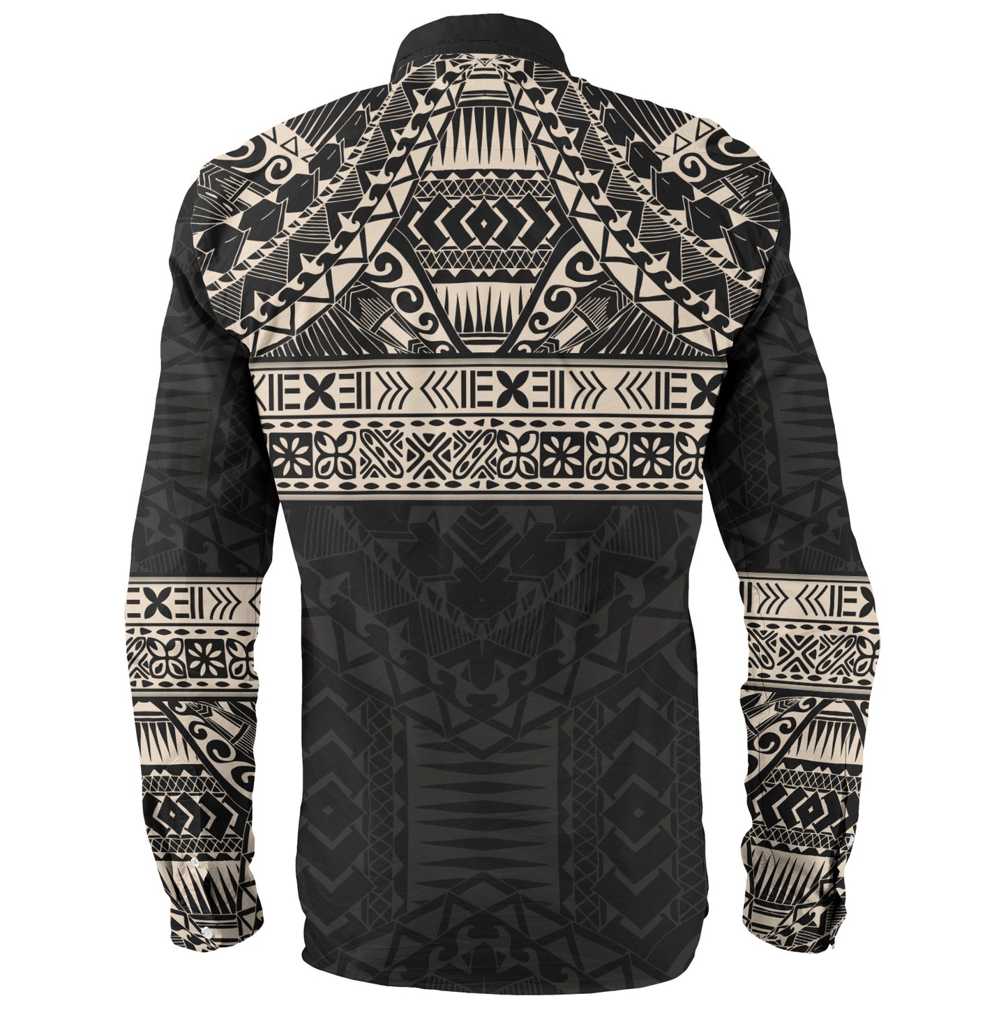 Polynesian Long Sleeve Shirt Traditional Tribal Tattoos