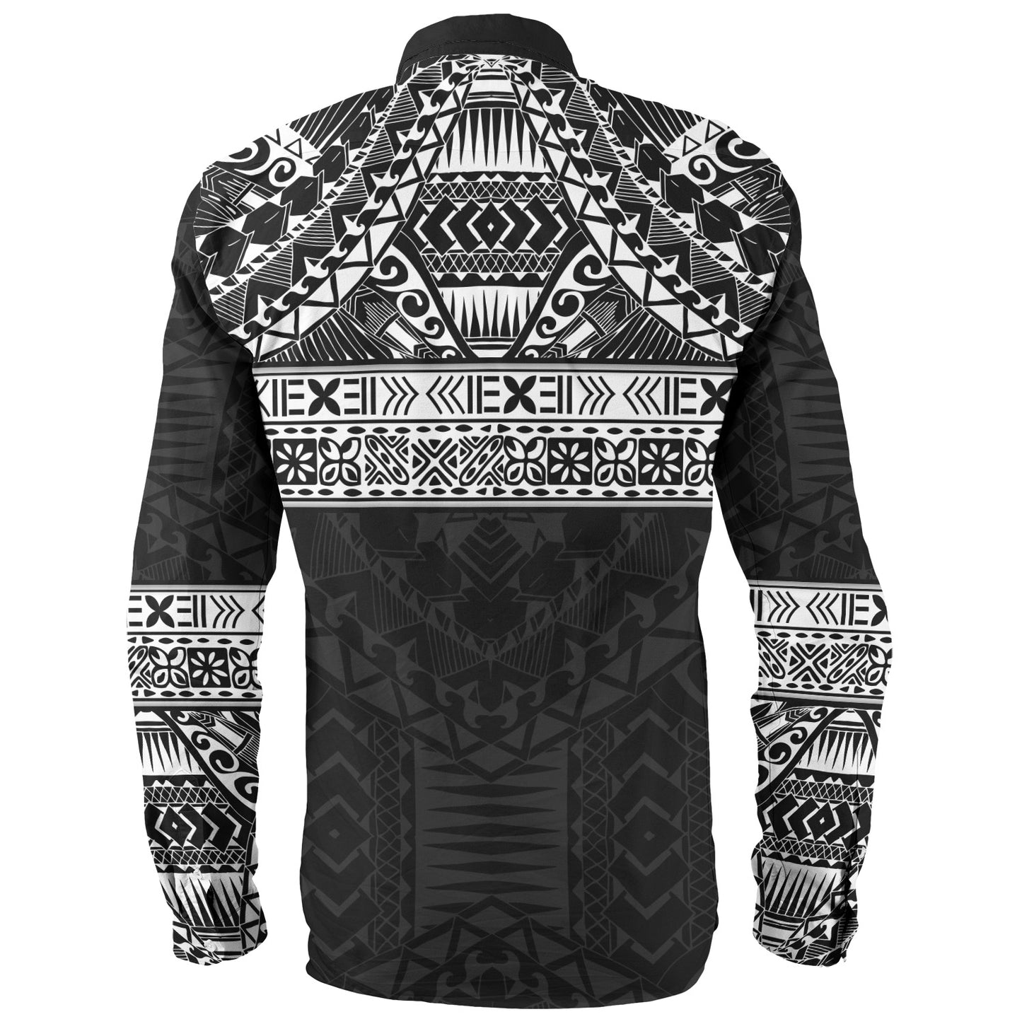 Polynesian Long Sleeve Shirt Traditional Tribal Tattoos