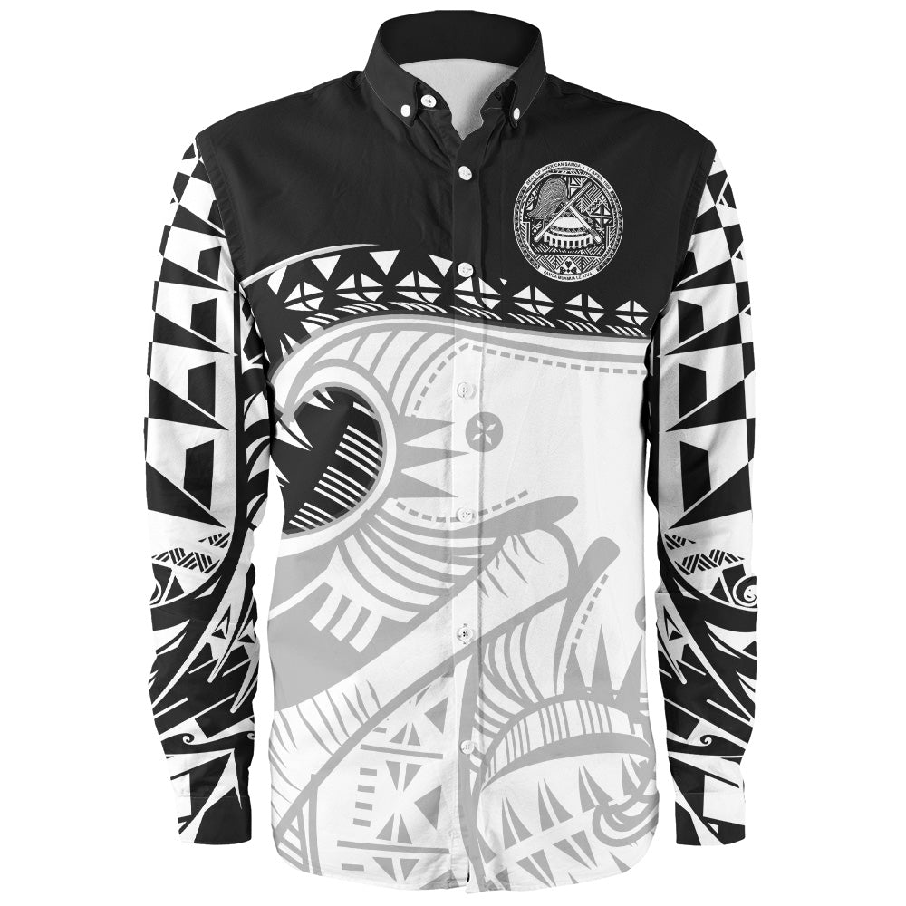 American Samoa Long Sleeve Shirt Dynamic Sport Style