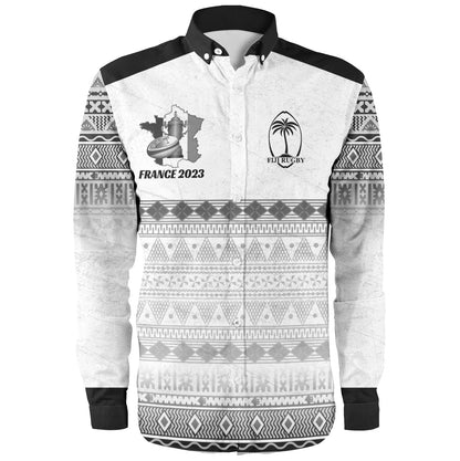 Fiji Long Sleeve Shirt Fijian Rugby Style
