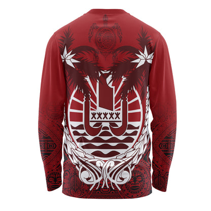 Tahiti Long Sleeve T-Shirt Polynesian Coconut