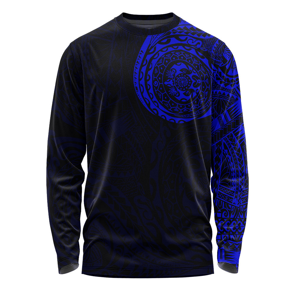 Polynesian Long Sleeve T-shirt - Polynesian Tattoo Style Version 2.0