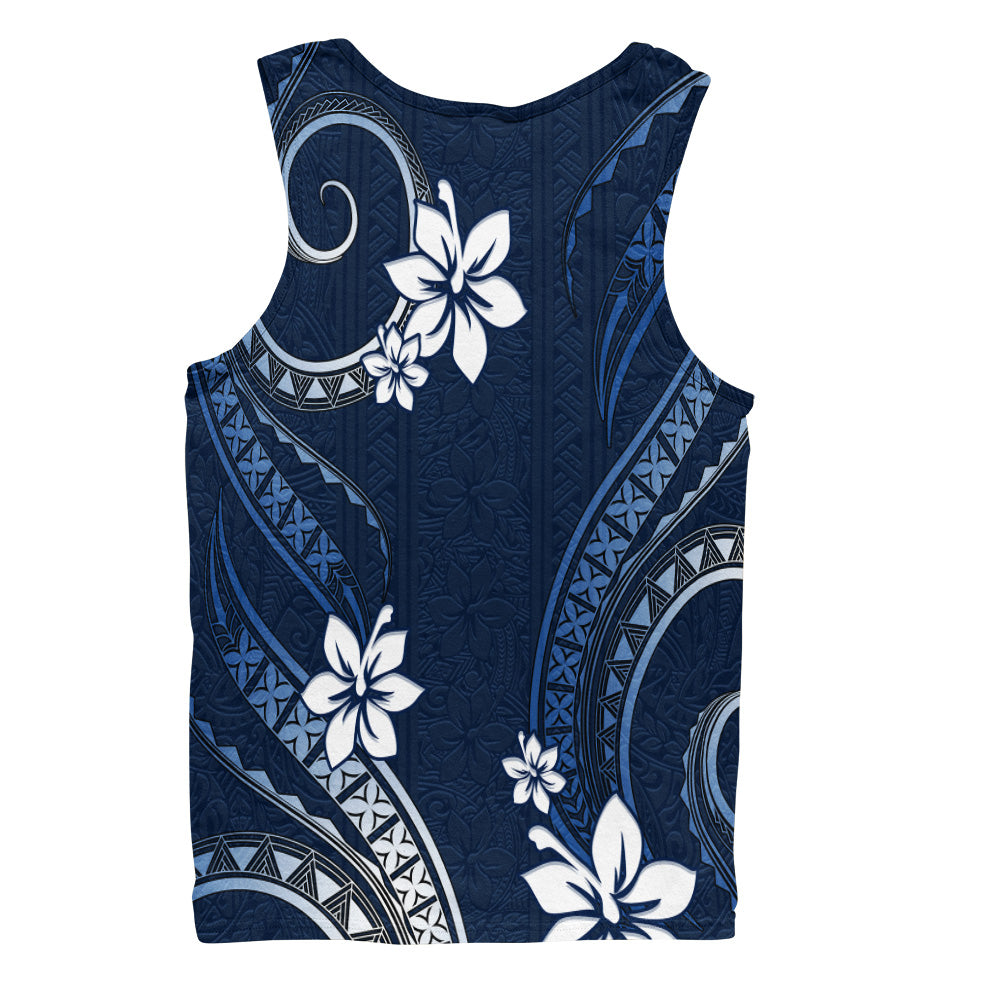 Hawaii Tank Top Polynesian Pattern Plumeria