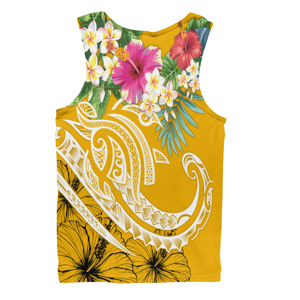 Polynesian Tank Top Summer Plumeria